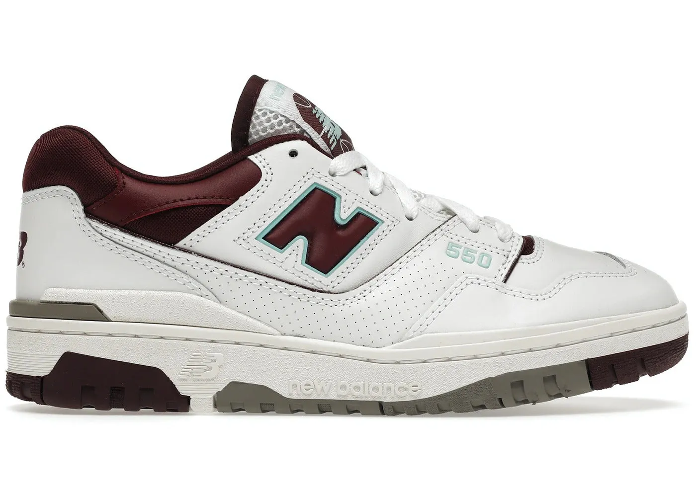 New Balance 550 Bianco Bordeaux