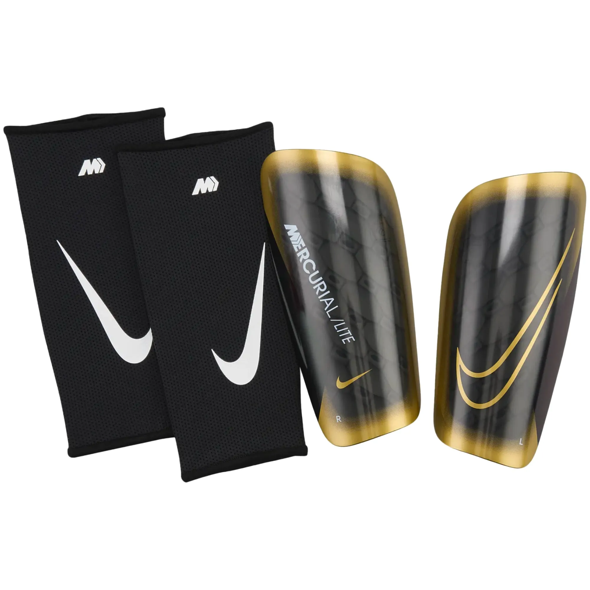 Nike Mercurial Lite Shin Guards Black/Gold