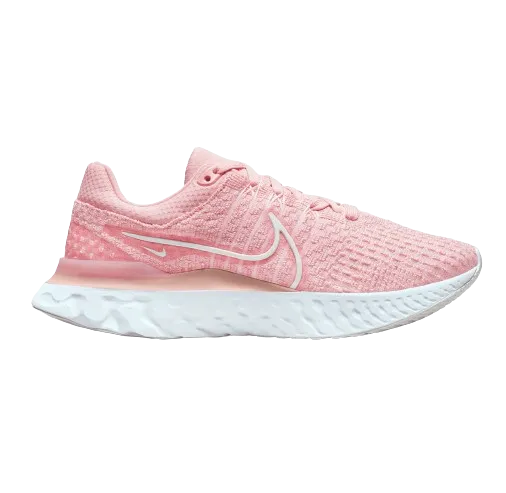 Nike Women's React Infinity 3 Shoes - Pink Glaze / White / Pink Foam / Photon Dust / Black