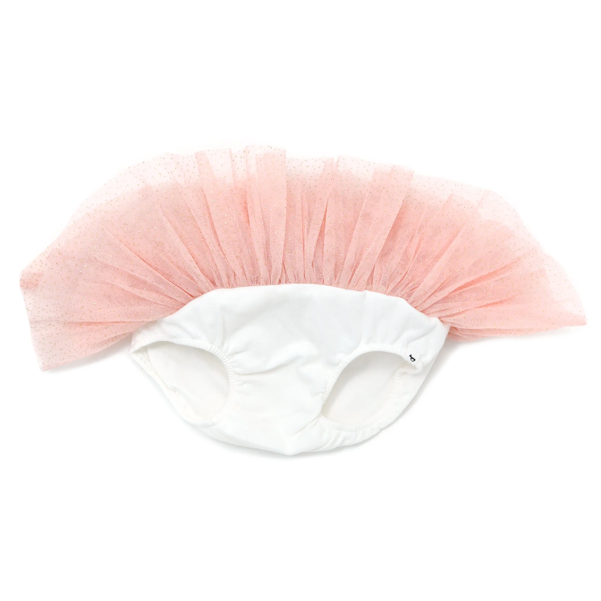 oh baby! Layered Frill Tutu Tushie - Pale Pink/Gold