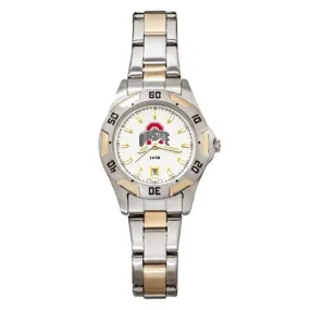 Ohio State University All-Pro Womens Watch - Gold and Silver Tone - Bracelet