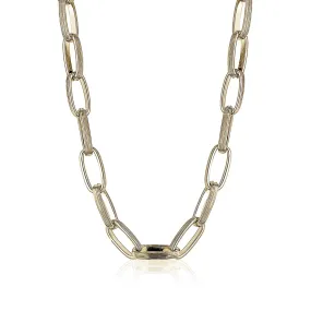 OPEN LINK SHORT NECKLACE