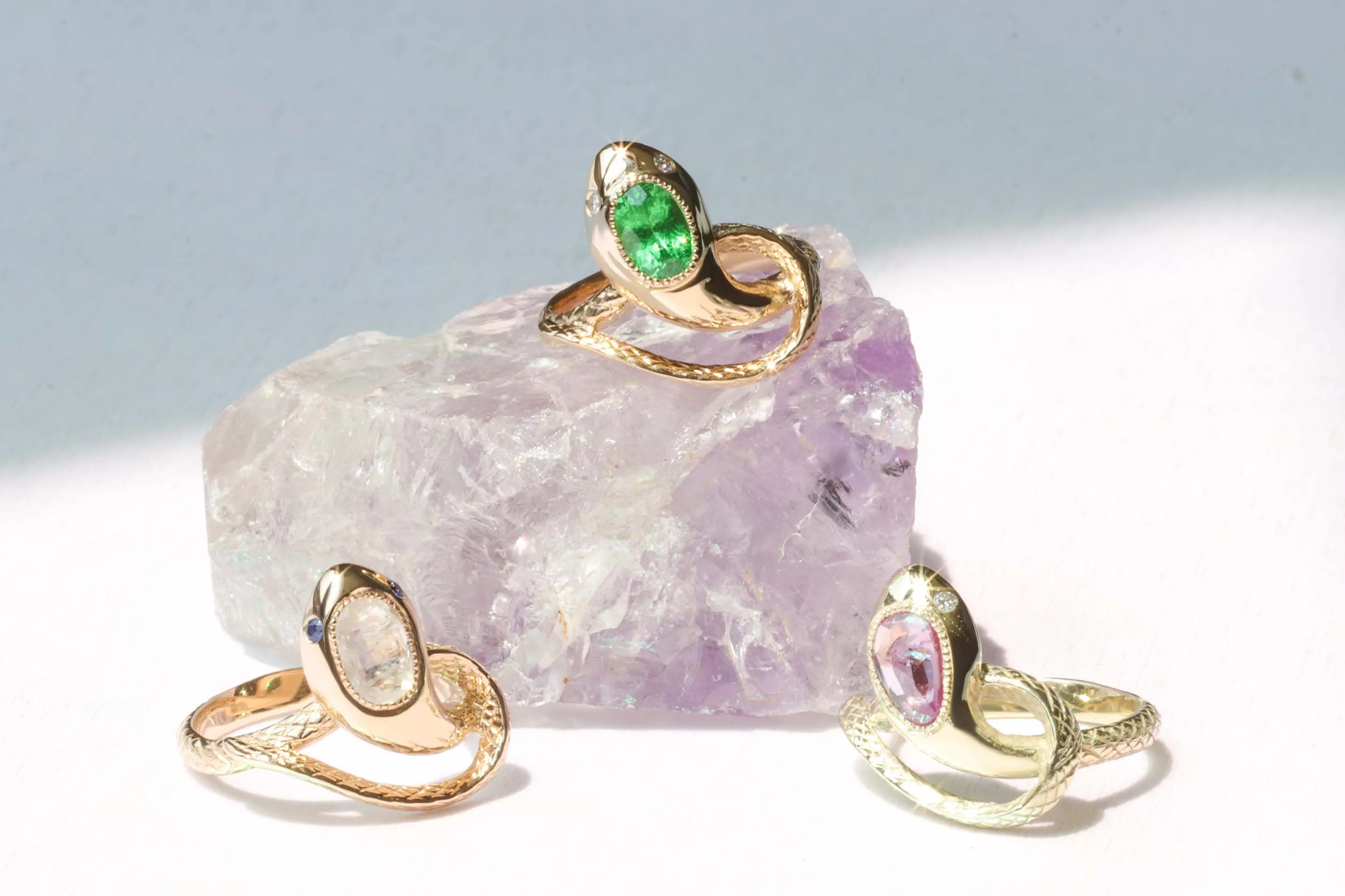 Ophidia Ring / Moonstone