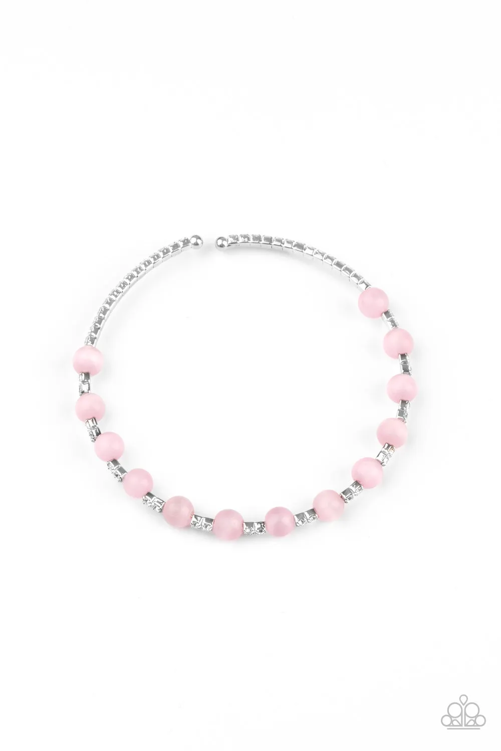 Paparazzi Tea Party Twinkle - Pink Bracelet