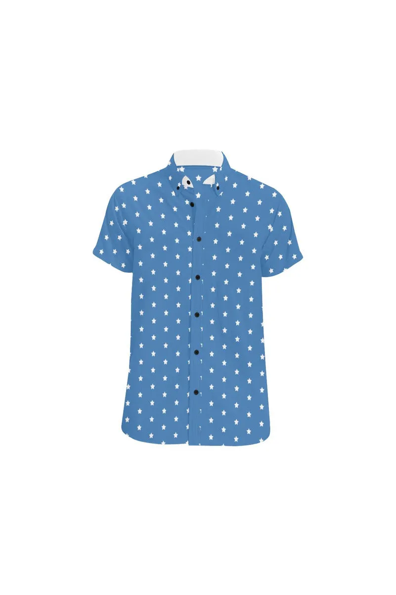 Patriot Star Men's All Over Print Short Sleeve Shirt