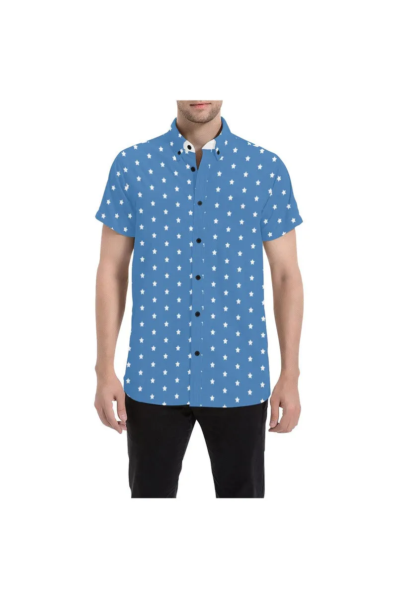 Patriot Star Men's All Over Print Short Sleeve Shirt