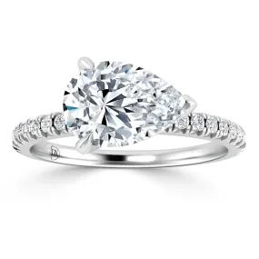 Penelope - 18ct White Gold - Pear