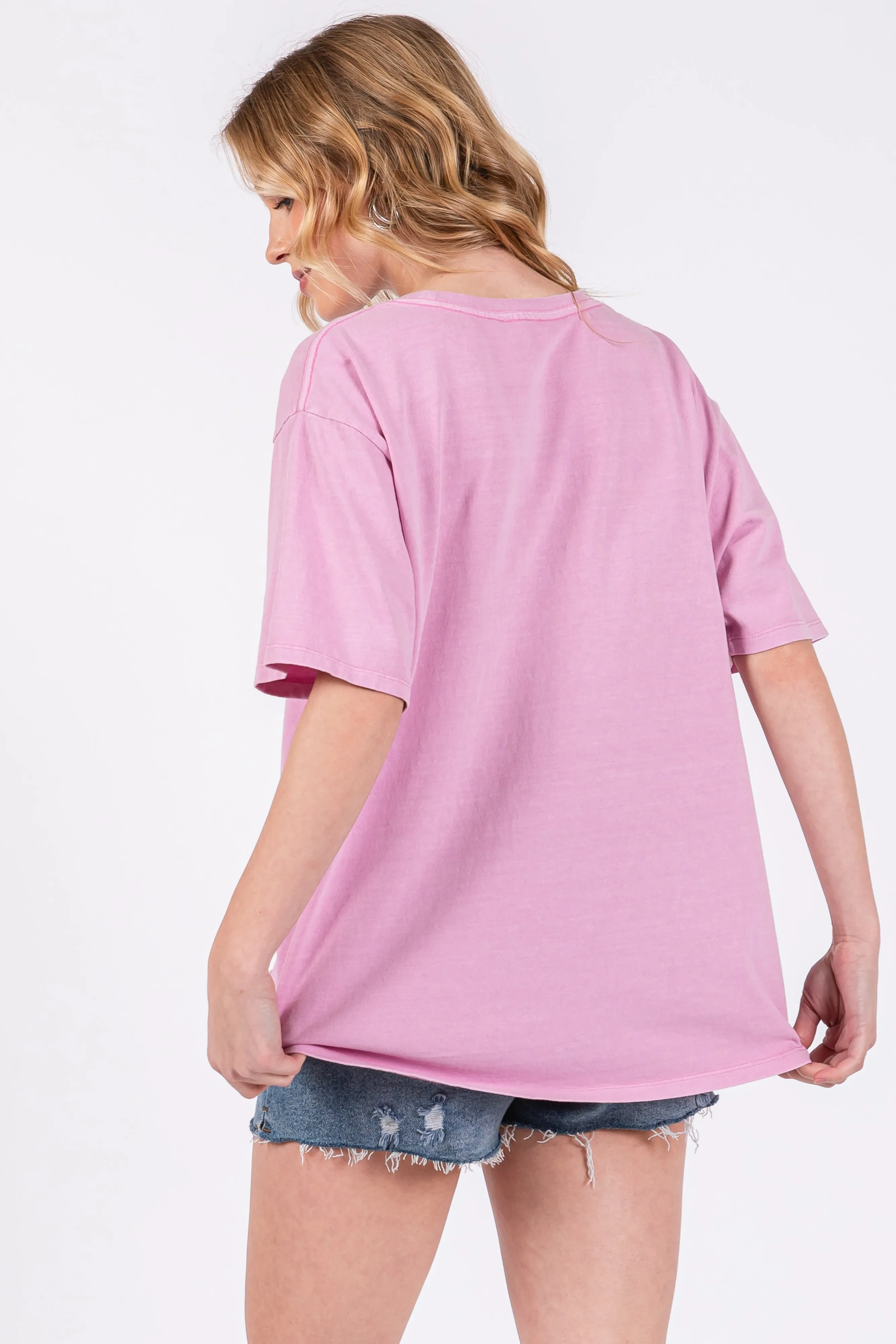 Pink Short Sleeve Top