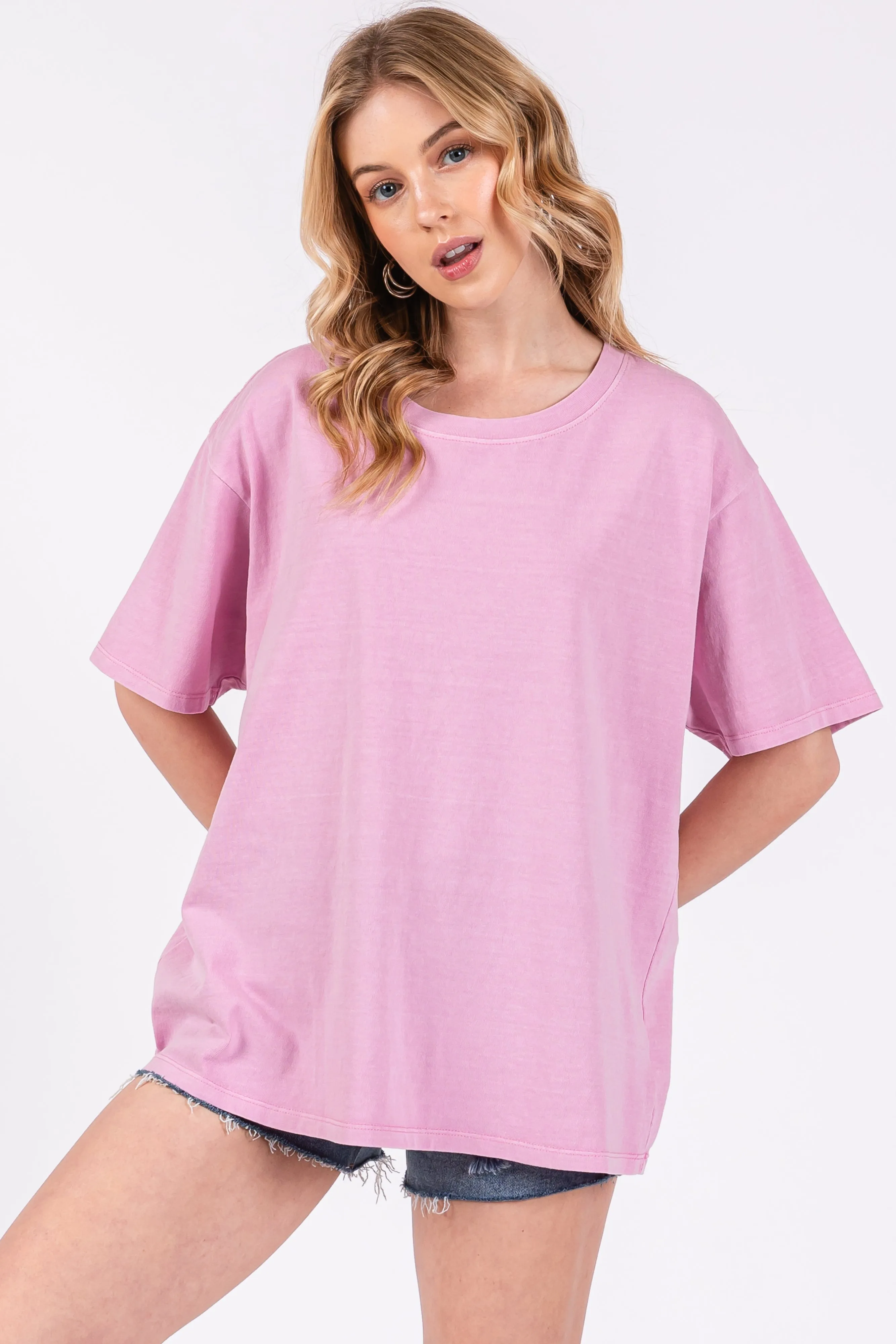 Pink Short Sleeve Top