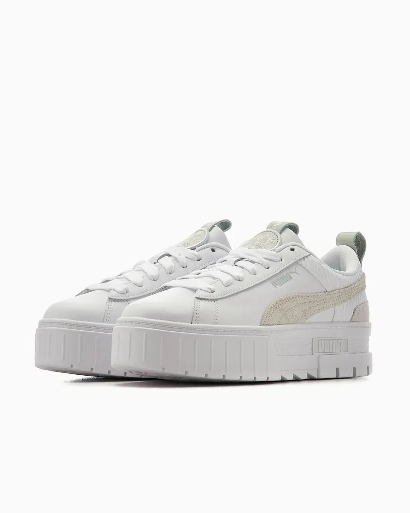 Puma Mayze Zeppa St Wns Bianco Grigio 383334 01