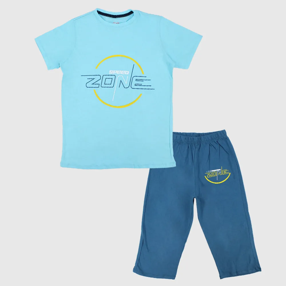 "Speed Zone" Short-Sleeved Pajama