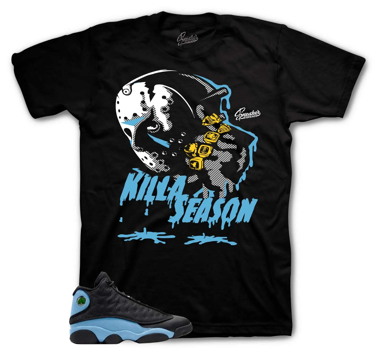 Retro 13 University Blue Killa Season Shirt