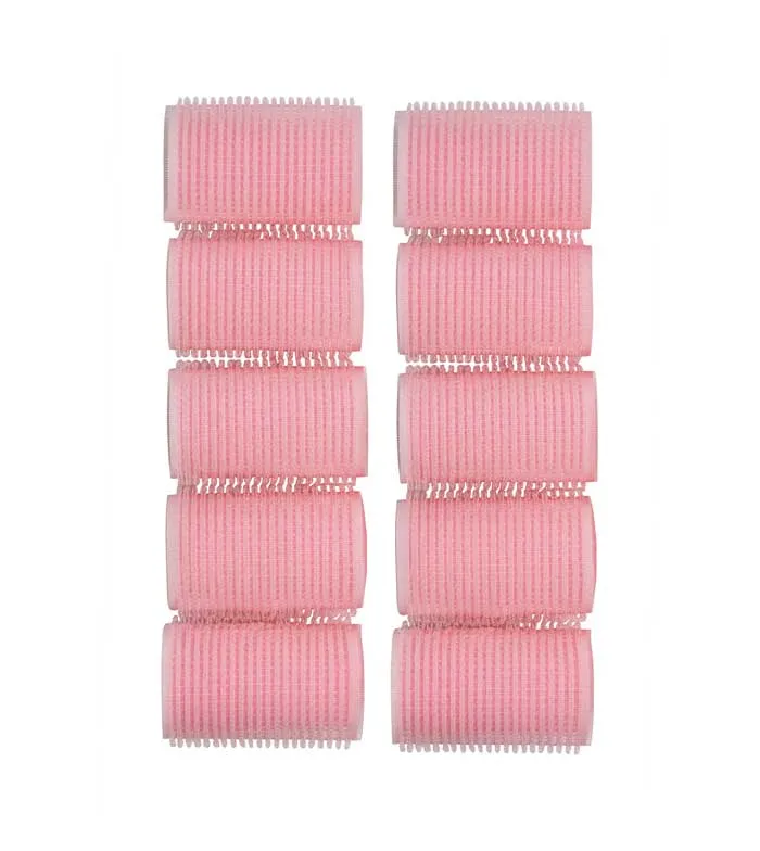 Revolution Haircare - Set de 10 rulos de velcro Mega Pink Rollers