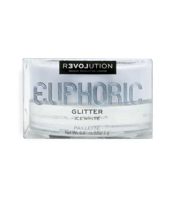 Revolution Relove - *Euphoric* - Glitter iridiscente multiusos - Ice White