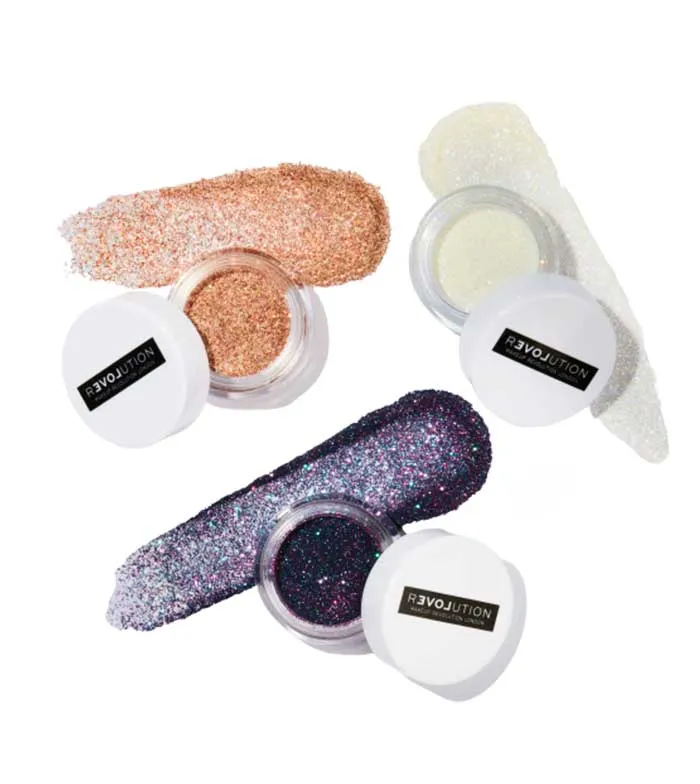 Revolution Relove - *Euphoric* - Glitter iridiscente multiusos - Ice White