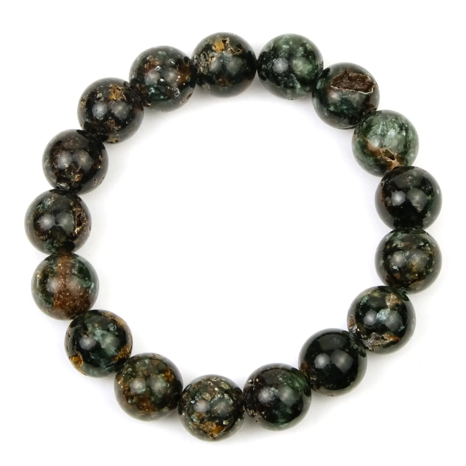 Seraphinite Russian Stretch Bracelet 11mm