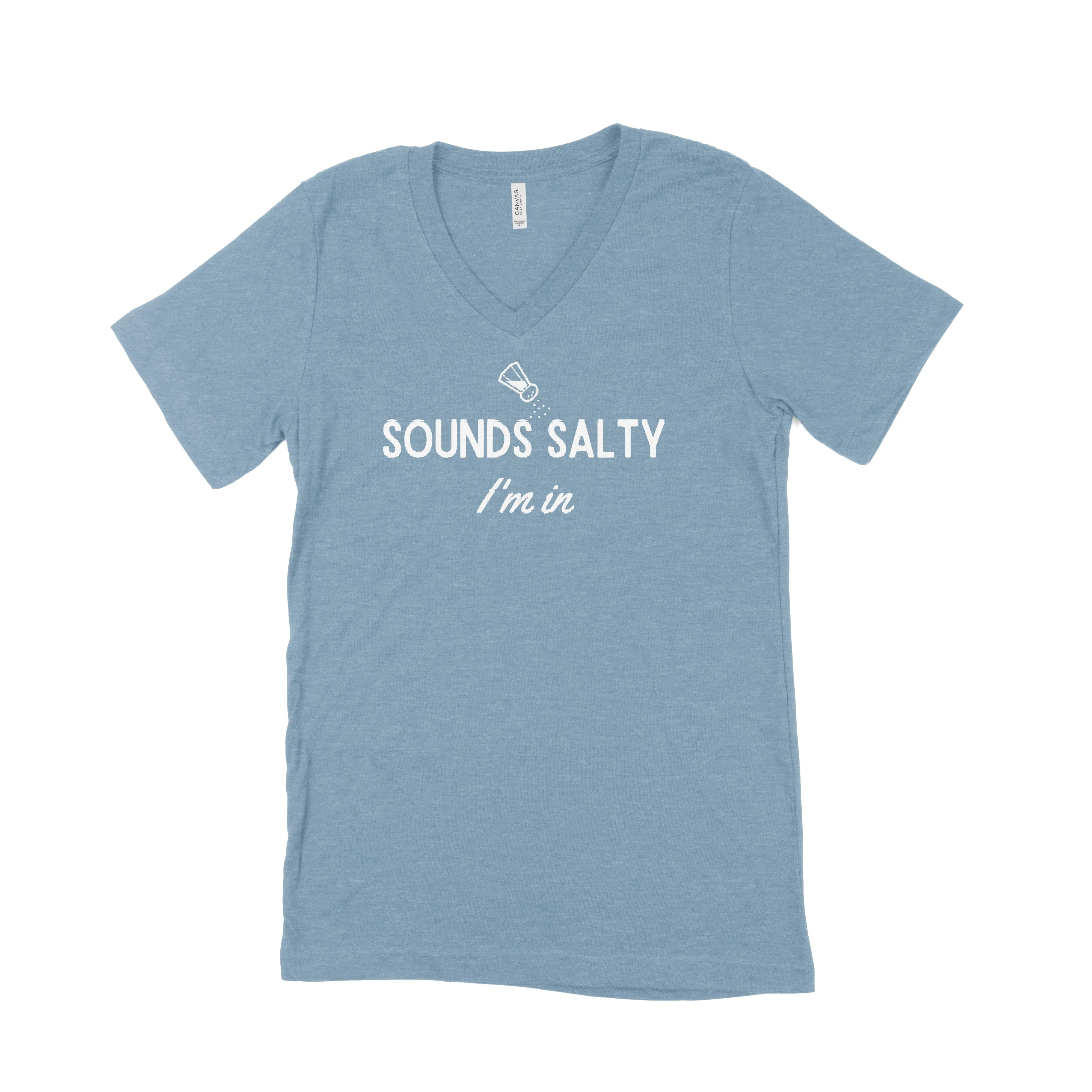 Sounds Salty Unisex V-Neck T-Shirt