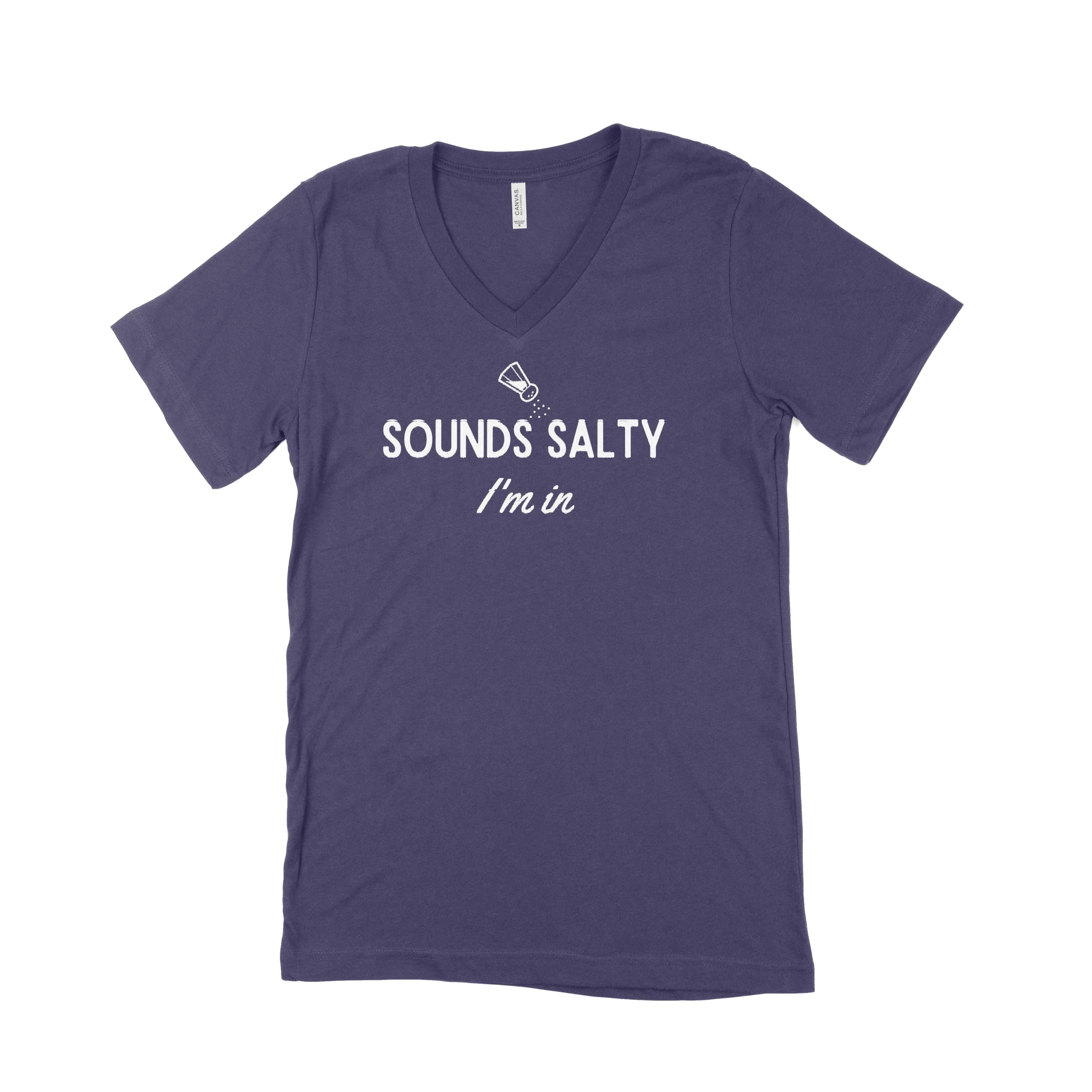 Sounds Salty Unisex V-Neck T-Shirt