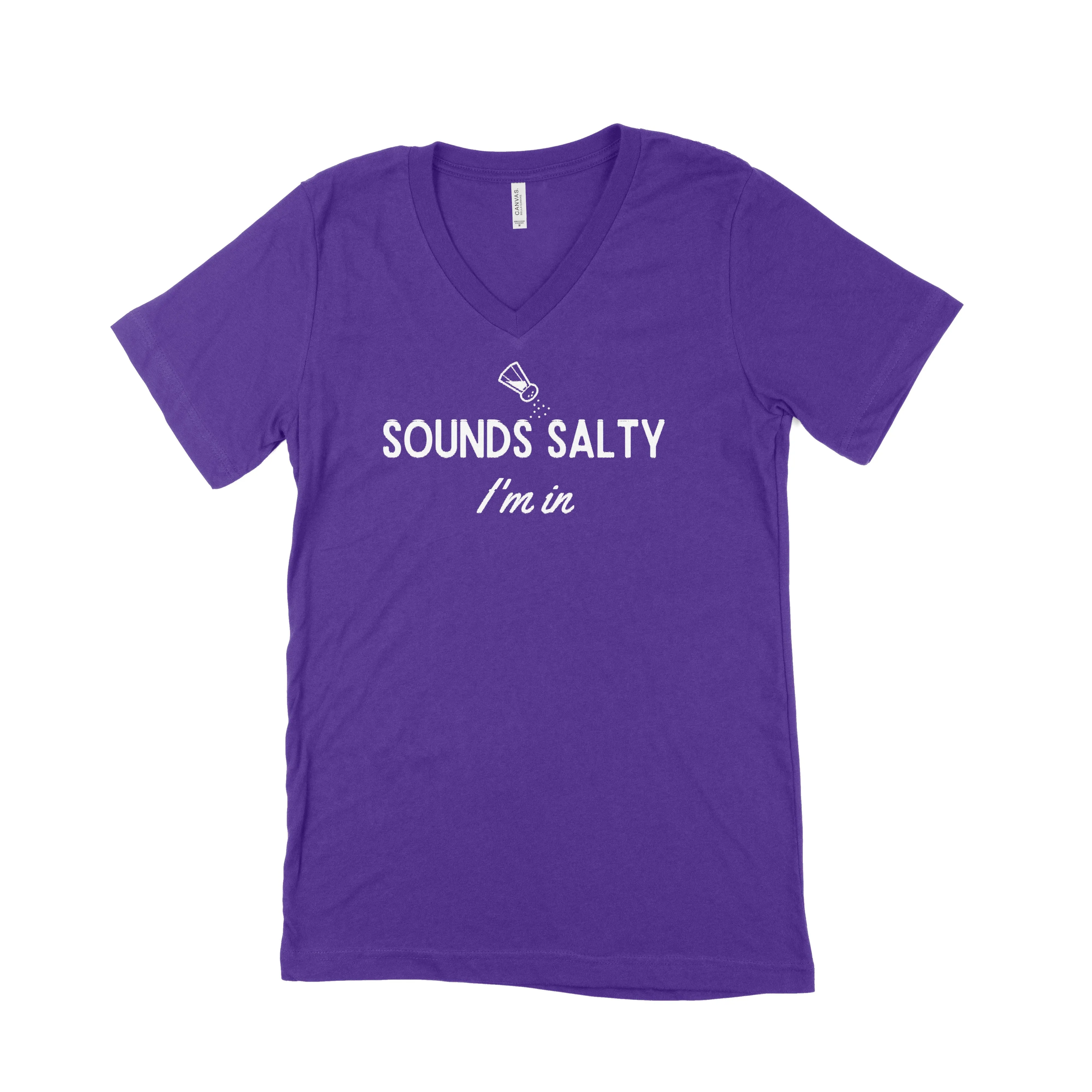 Sounds Salty Unisex V-Neck T-Shirt