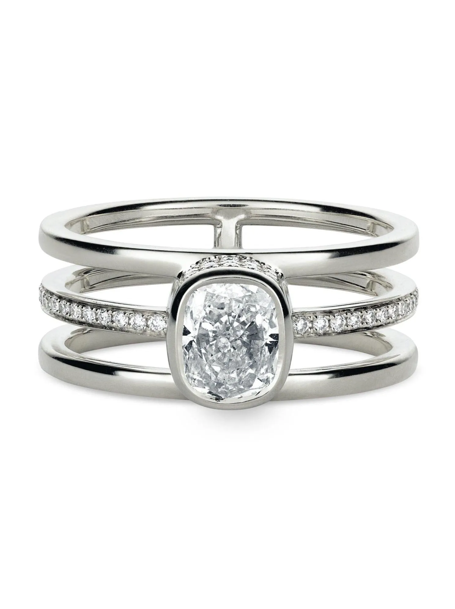 Sparkling - Ring with 1.41 carat sparkling diamonds