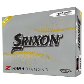 Srixon Z-Star Diamond Golf Balls 12 Pack - White