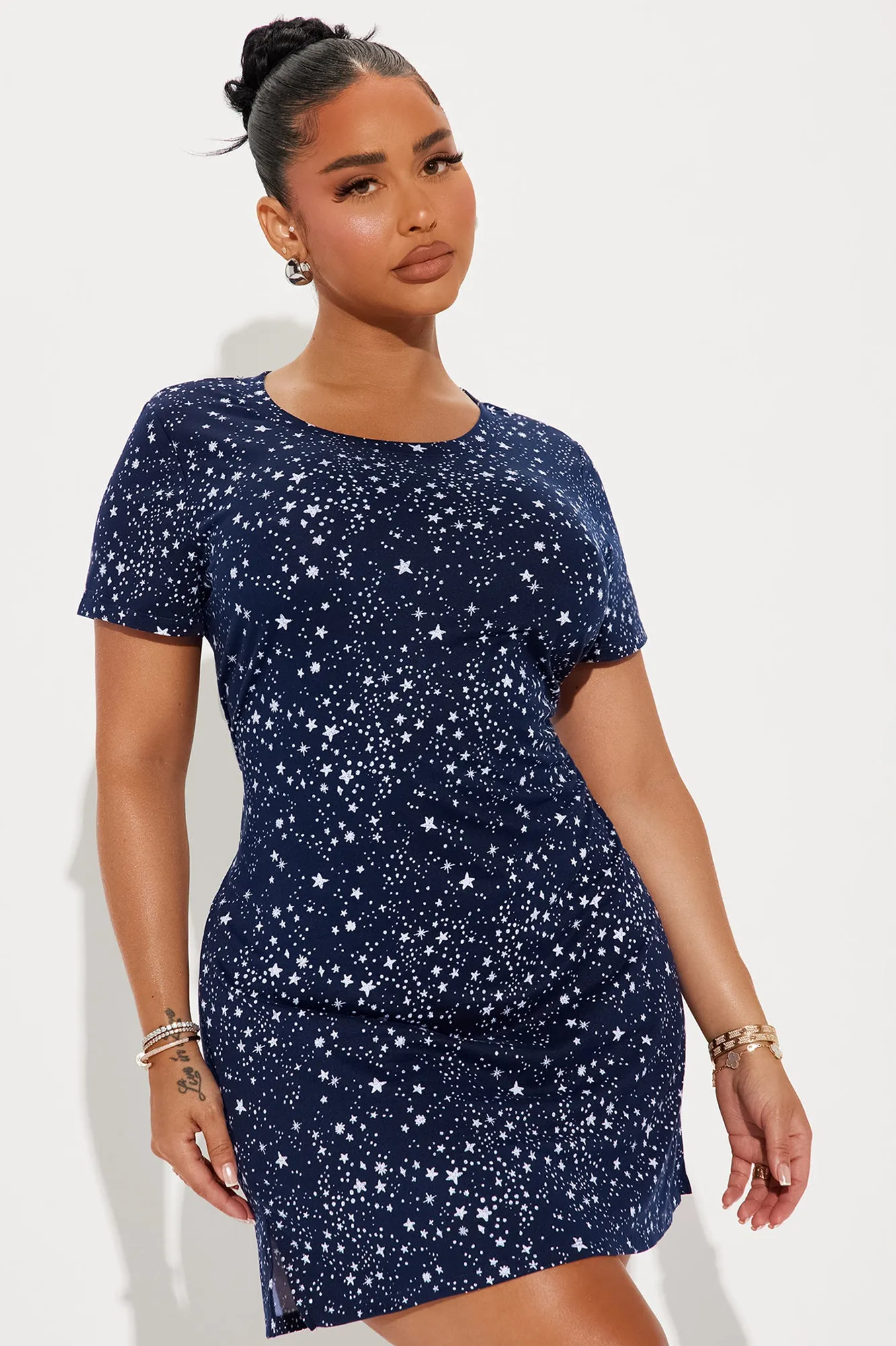 Starry Night PJ Sleep Shirt - Navy