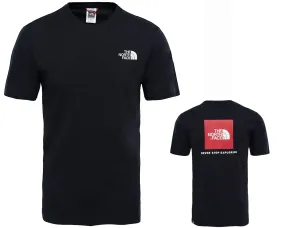 The North Face T92TX2JK3 Crew Neck Red Box T-Shirt Black