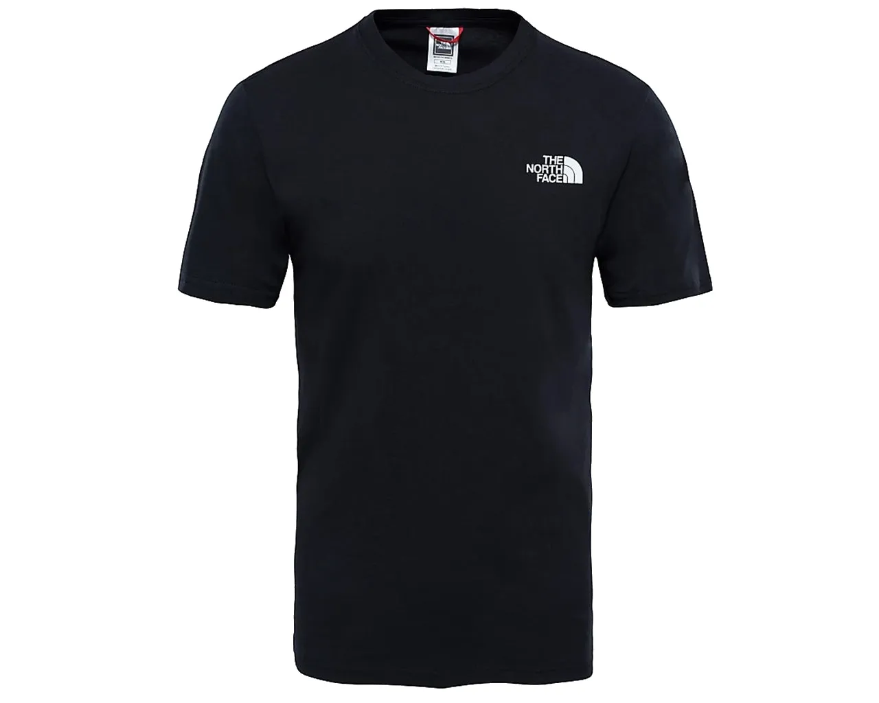 The North Face T92TX2JK3 Crew Neck Red Box T-Shirt Black