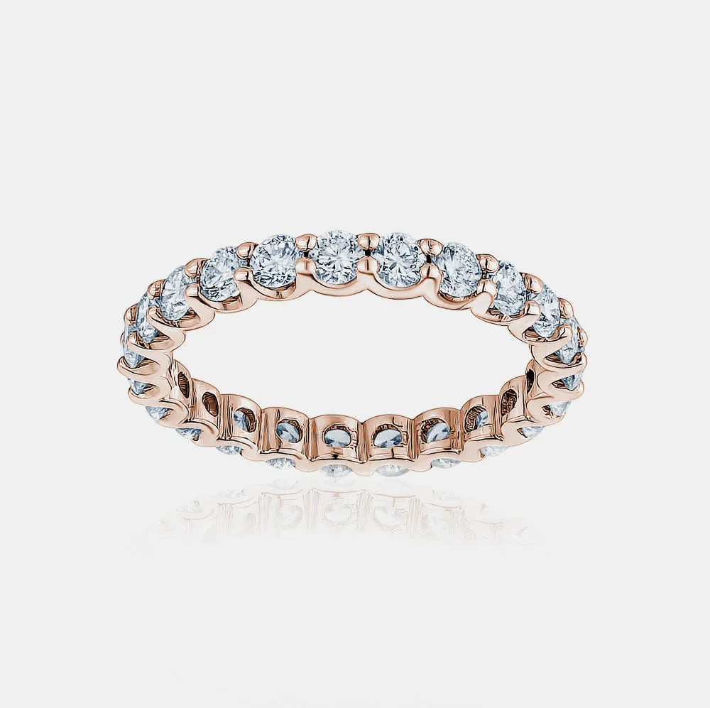 U-Shape Diamond Ring