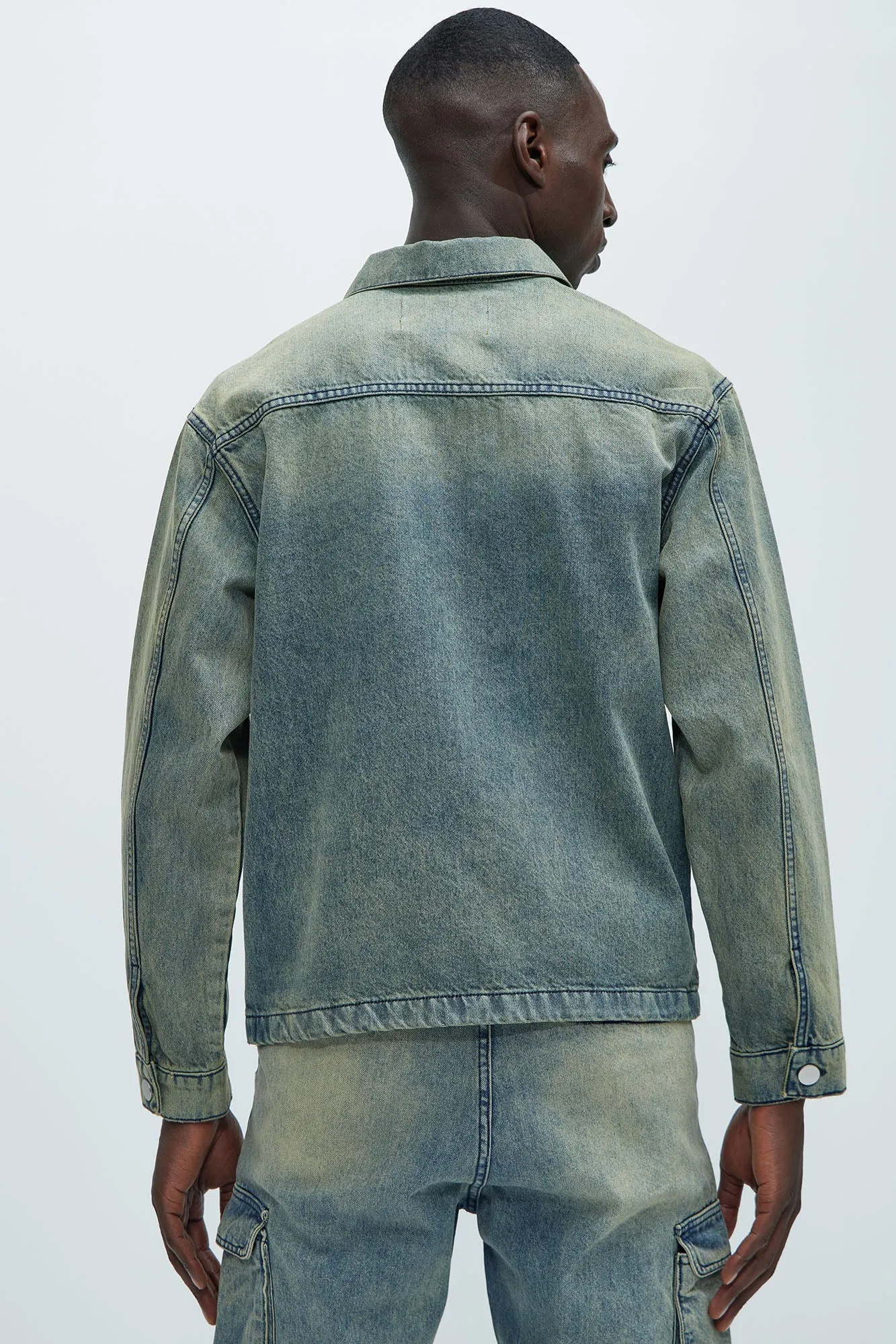 Wells Denim Jacket - Vintage Blue Wash