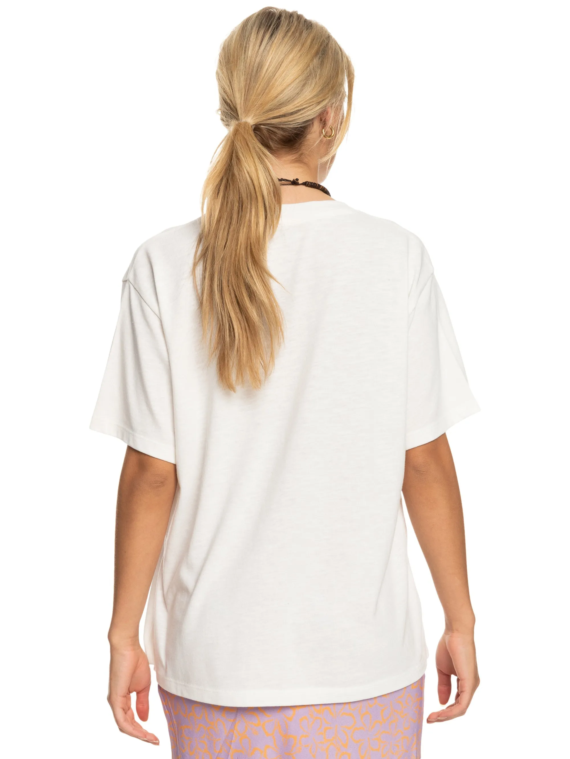 Womens Crystal Vision Oversized Boyfriend Short Sleeve Tee