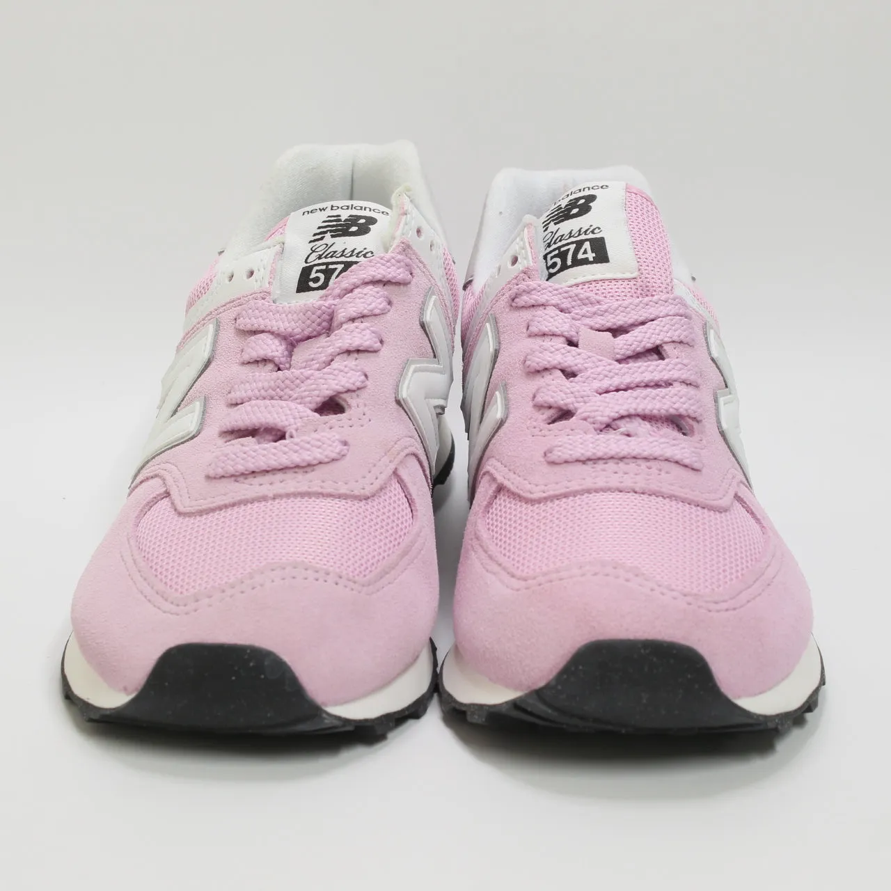 Womens New Balance 574 Alpha Pink Trainers