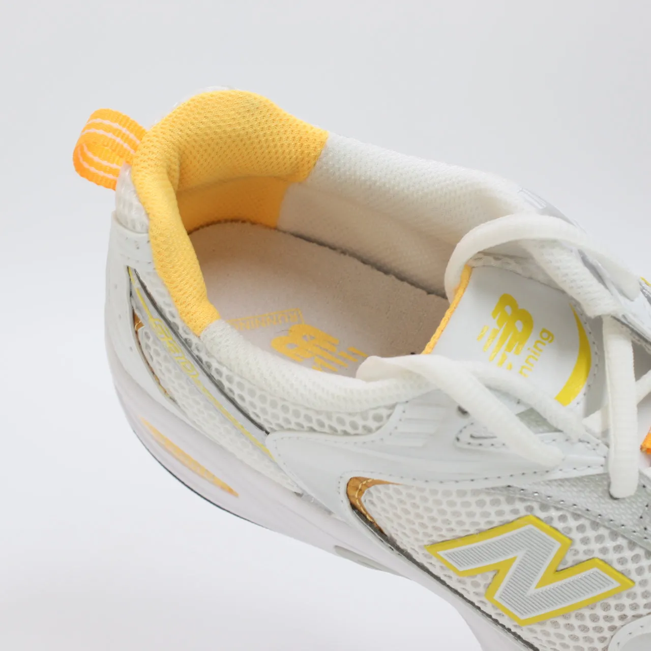 Womens New Balance MR530 Silver White Yellow Trainers