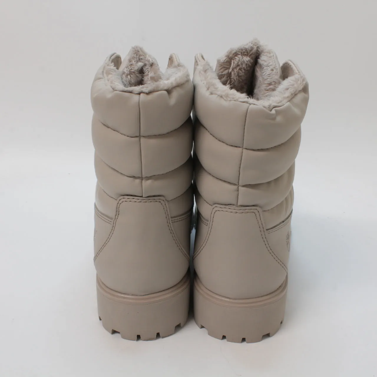 Womens Timberland Lyonsdale Puffer Boots Pure Cashmere Uk Size 3.5